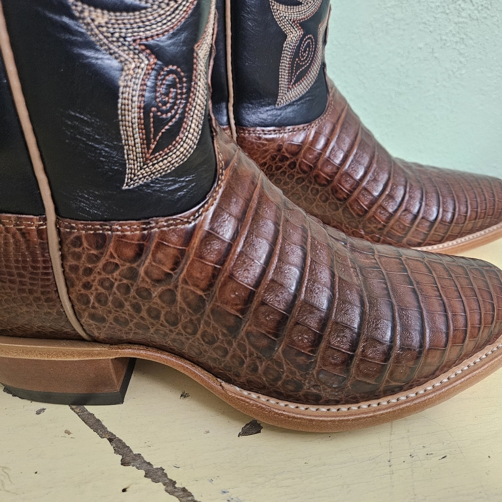 Nocona Legacy Collection Caiman Western Boots - Picture 5 of 14